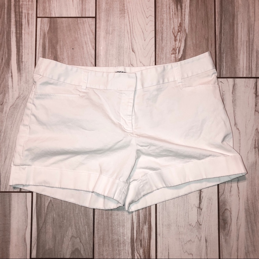 Mid Rise Twill Trouser Shorts